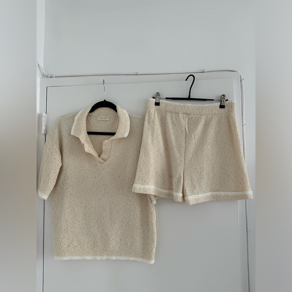 Roman Knit Short Set